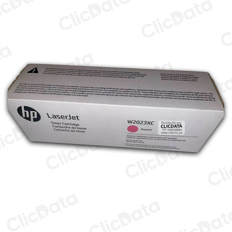 Toner HP 414XC W2023XC Magenta M455, M479, M480, M454 6.000 pag