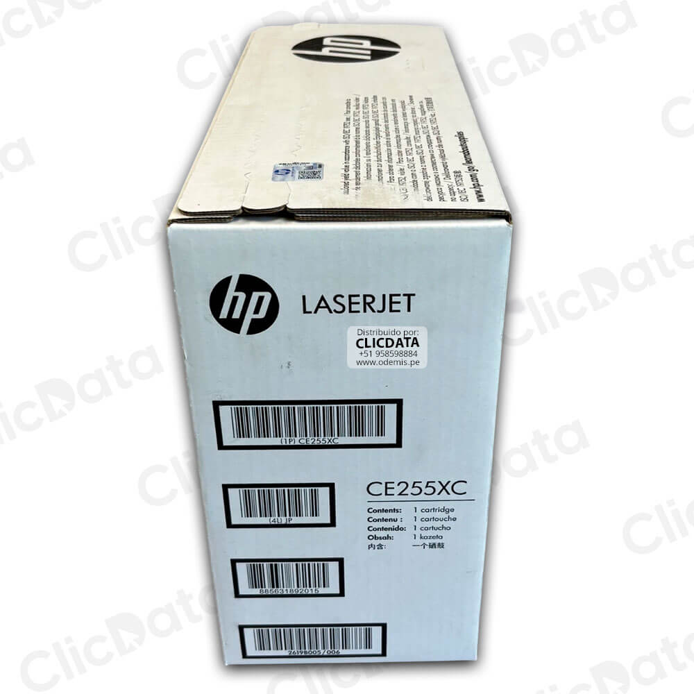 Toner HP 55XC CE255XC Negro M525dn, P3015 12.500 pag, Original