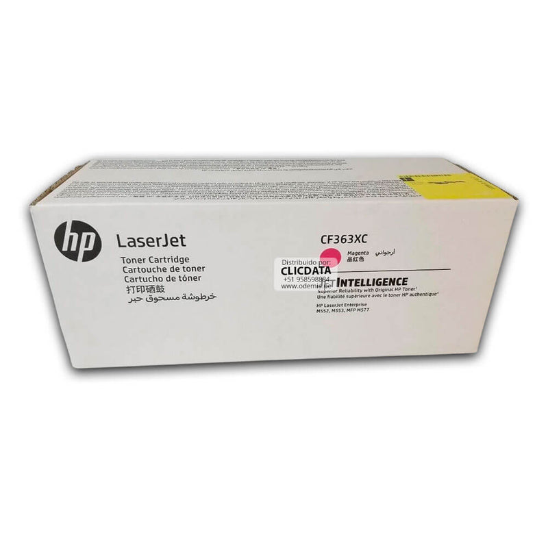 Toner HP 508XC CF363XC Magenta M553dn, M552dn 9,500 pag, Original