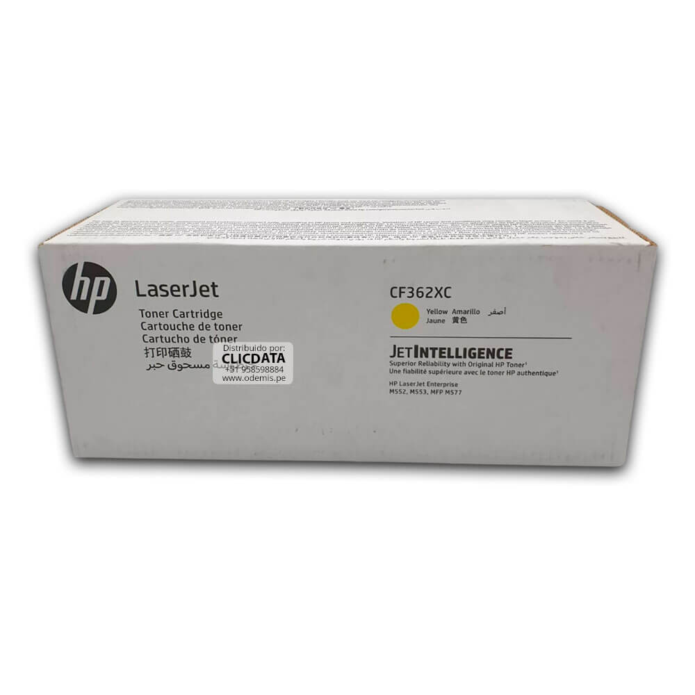 Toner HP 508XC CF362XC Yellow M553dn, M552dn 9,500 pag, Original