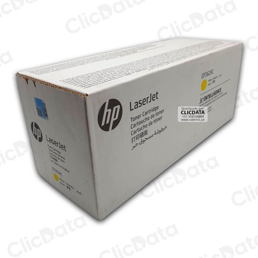 Toner HP 508XC CF362XC Yellow M553dn, M552dn 9,500 pag, Original