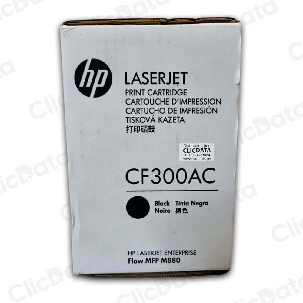 Toner HP 827AC CF300AC Negro Pro M880z, M880z 29,500 pag