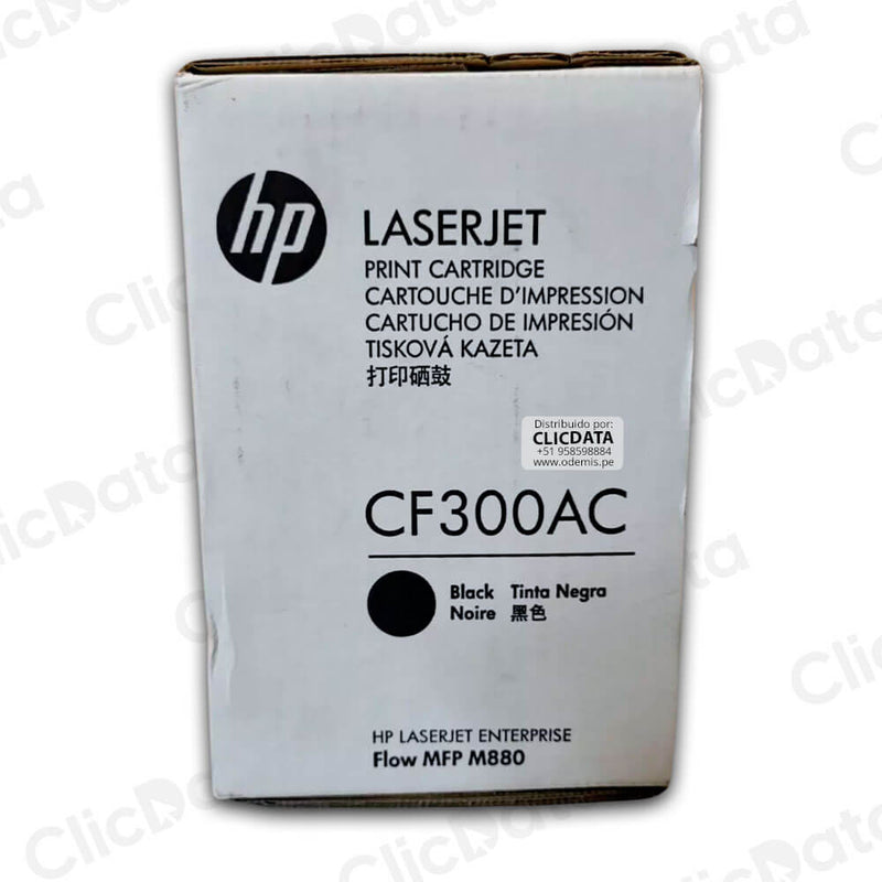 Toner HP 827AC CF300AC Negro Pro M880z, M880z 29,500 pag