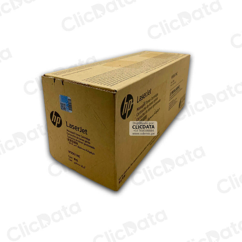 Toner Hp W9061MC Cian M553Xm, E55040, E57540 12,500 pag