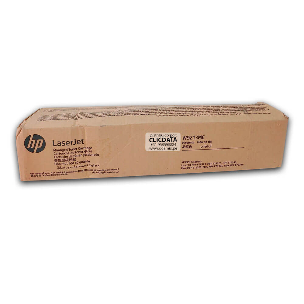 Toner Hp W9213MC Magenta E78330, E78323, E78325 28,000 pag