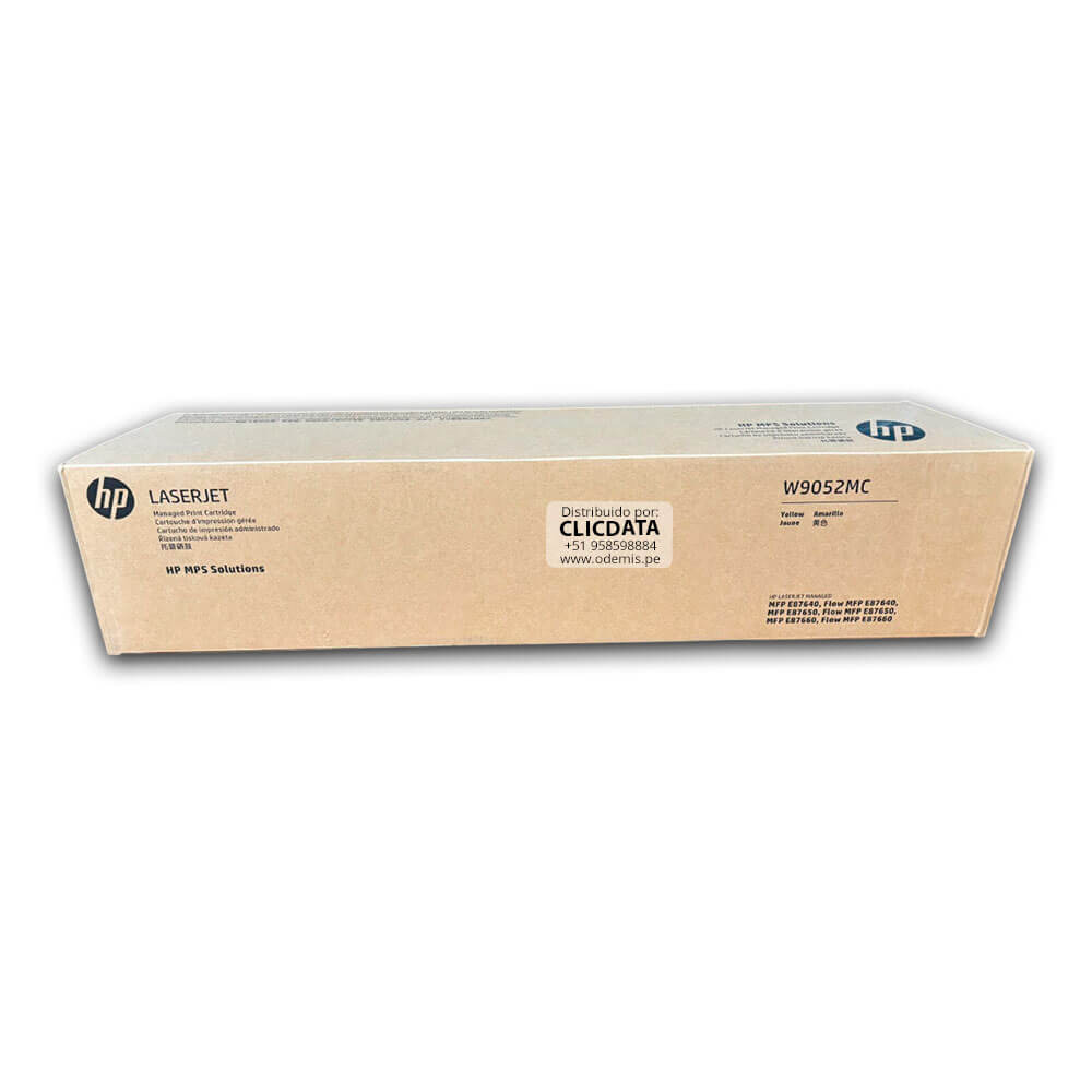 Toner Hp W9052MC Yellow MFP E87650Z, E87640Z 52,000 pag Original