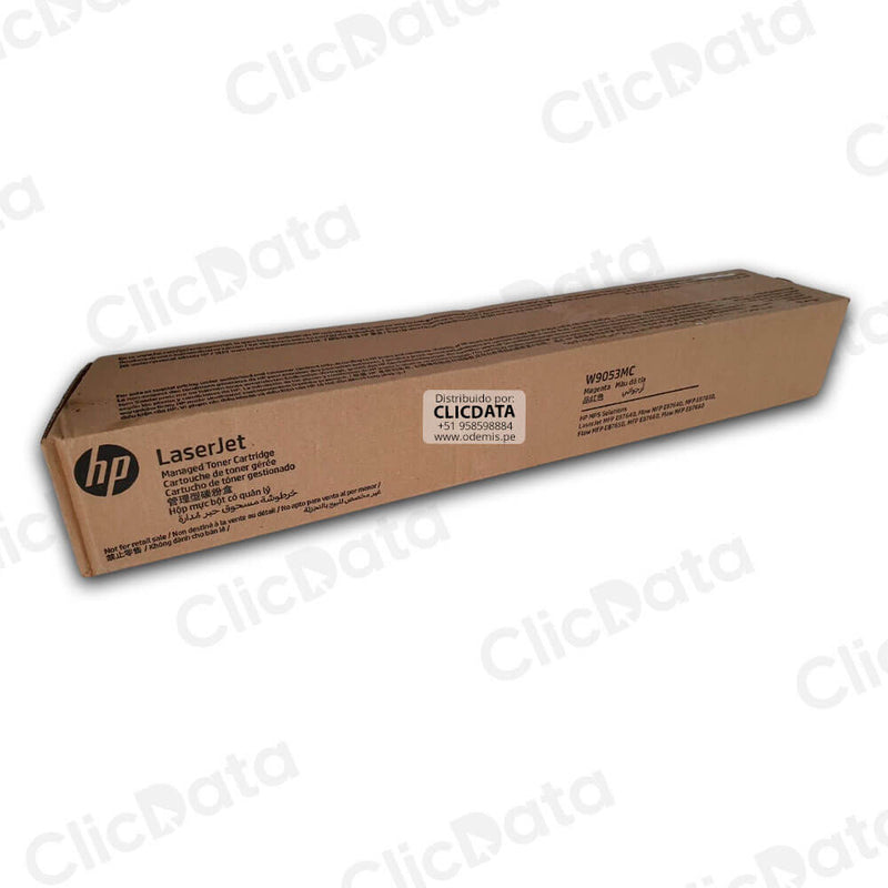 Toner Hp W9053MC Magenta MFP E87650Z, E87640Z 52,000 pag Original