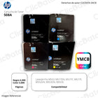 Toner Hp 508A M553, M577, M552 Pack Completo Original