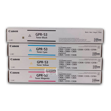 Toner Canon GPR 53 C3330i, C3325, C3330, C3530 kit Completo
