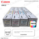 Toner Canon GPR 53 C3330i, C3325, C3330, C3530 kit Completo