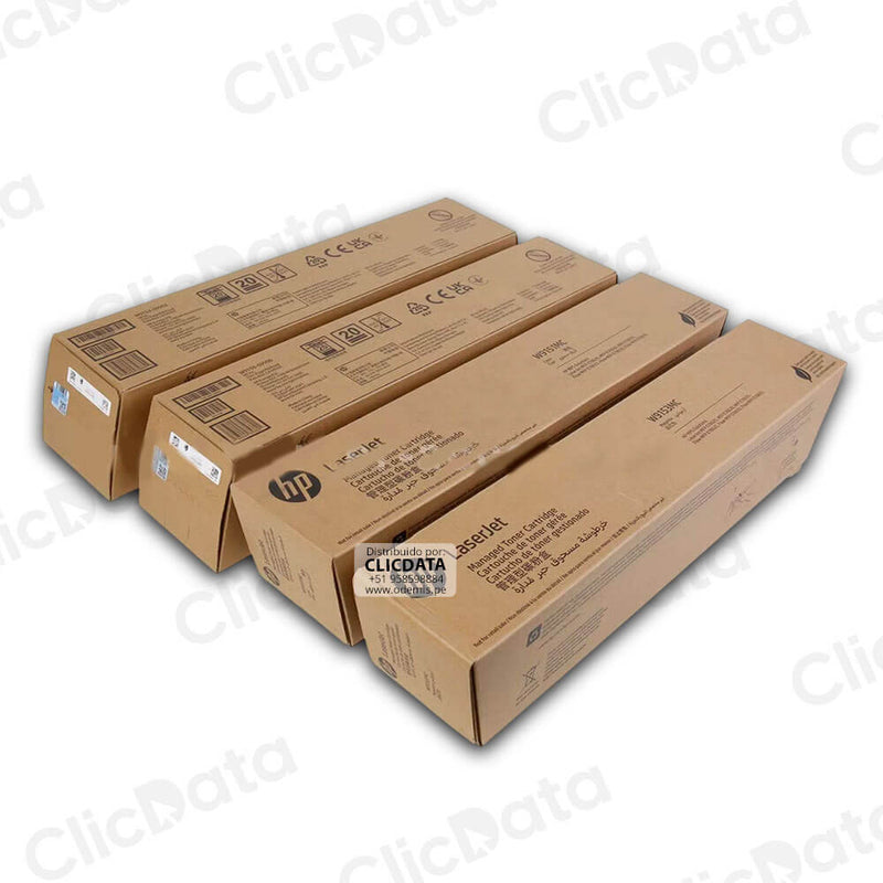 Toner Hp W9150MC, W915M1C, W9152MC, W9153MC kit Completo