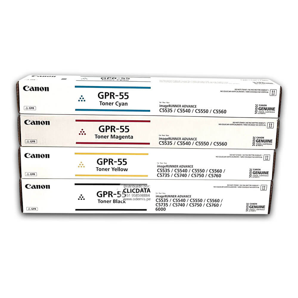 Toner Canon GPR 55 C5560i, C5550i, C5540i, C5535i kit Original