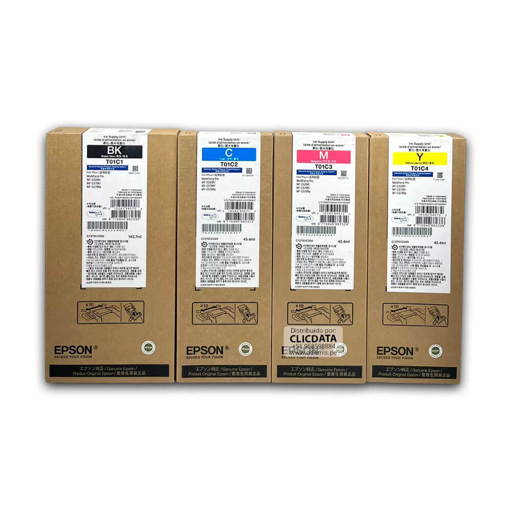 Tinta Epson T01C420 , T01C220 , T01C320 , T01C120 pack Original