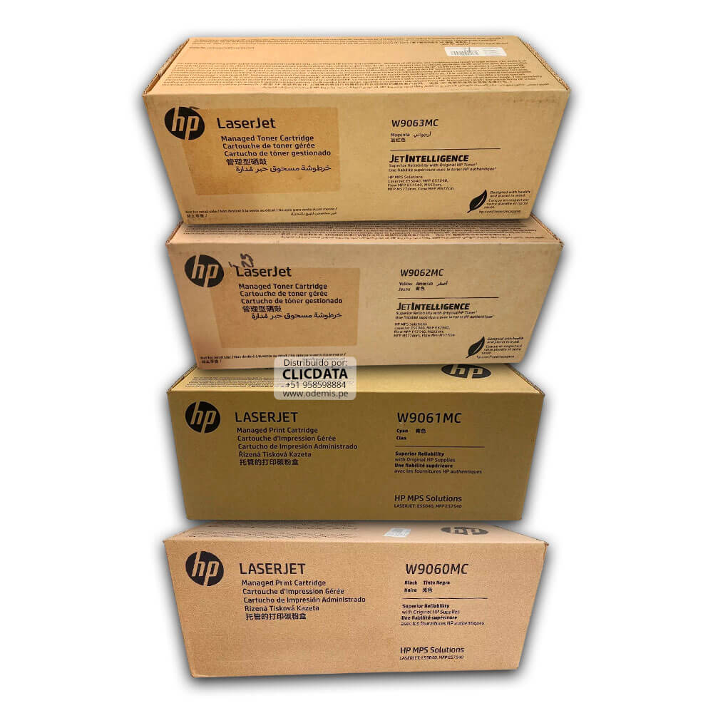 Toner HP W9060MC, W9061MC, W9062MC, W9063MC kit Completo