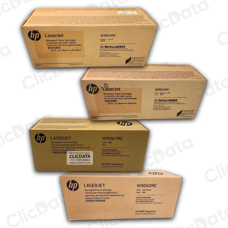 Toner HP W9060MC, W9061MC, W9062MC, W9063MC kit Completo