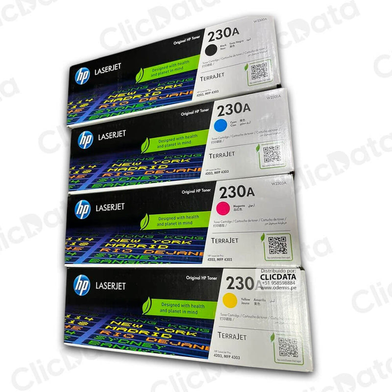 Toner HP 230A (W2300A, W2301A, W2302A, W2303A) kit Original