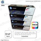 Toner Hp 305A M451dn, M475dn,M375nw Juego Completo