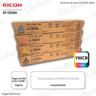Toner Ricoh SP C840A, SP C842A CYMK Original kit Completo