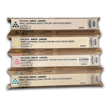 Toner Ricoh MP C2551, MP C2051, LD620 pack Completo Original