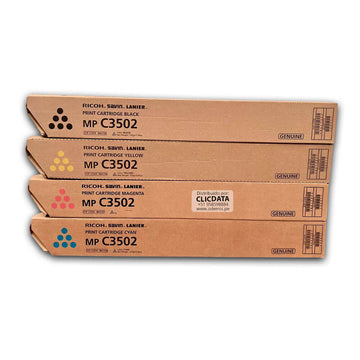 Toner Ricoh MP C3502, MP C3003, Kit Completo Original