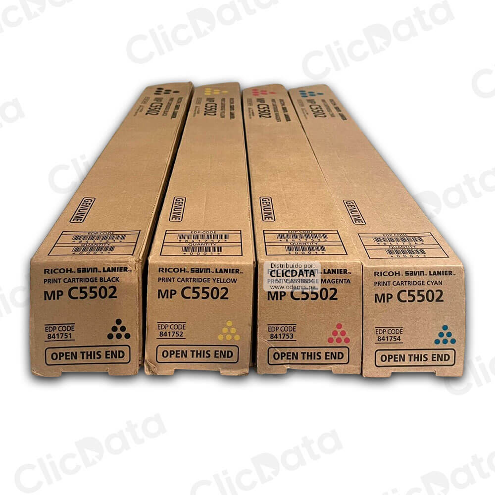 Toner ORIGINALE RICOH AFICIO MP C4502 C5502 841685 TYPE 5502E MAGENTA 22.5K Toner ORIGINALE RICOH AFICIO MP C4502 C5502 841685 TYPE 5502E MAGENTA 22.5K