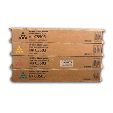 Toner Ricoh MP C3503, MP C3003, MP C3504, C3004 Pack Completo