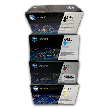 Toner Hp 654A M651n, M651dn, M651xh Kit Completo Original