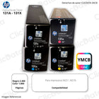 Toner Hp 131X Negro y Colores MFP M276, M251 Kit Completo