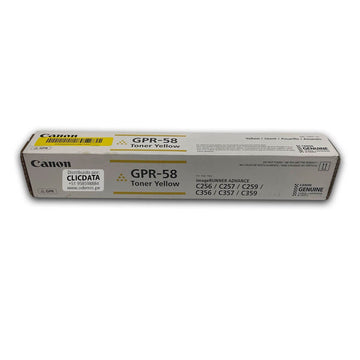 Toner Canon GPR-58 Yellow C357iF, C356iF 18,000 pág Original