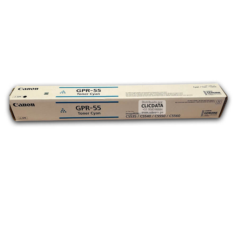 Toner Canon GPR-55 Cyan C5540i, C5560i 60,000 Pag Original