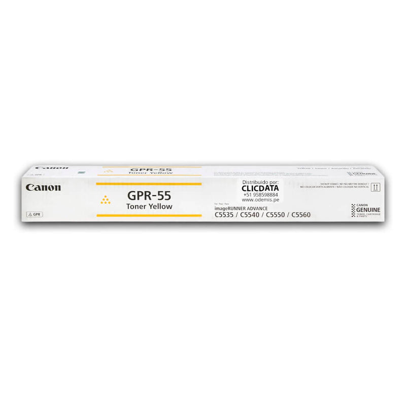 Toner Canon GPR-55 Yellow C5540i, C5560i 60,000 Pag Original