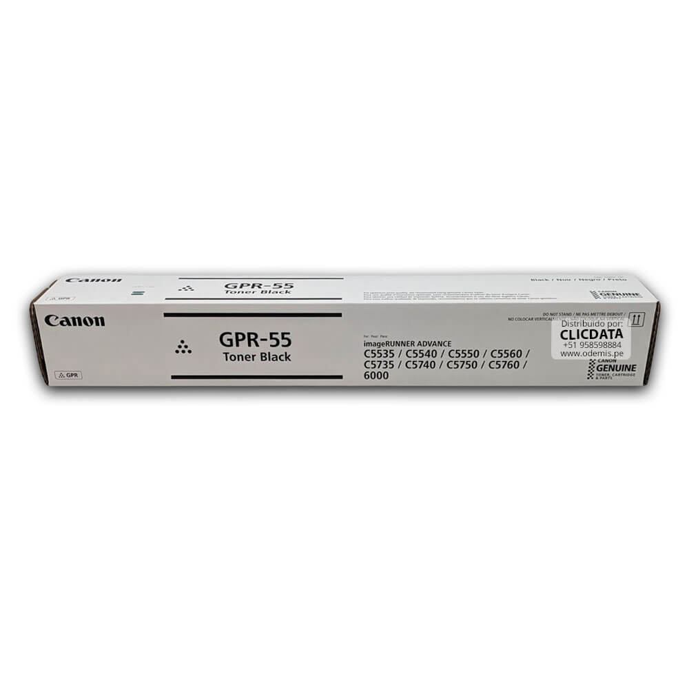 Toner Canon GPR-55 Negro C5540i, C5560i 69,000 Pag Original