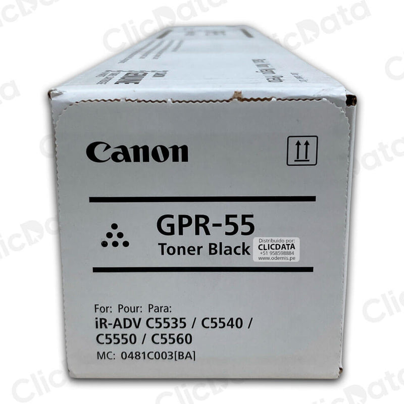 Toner Canon GPR-55 Negro C5540i, C5560i 69,000 Pag Original
