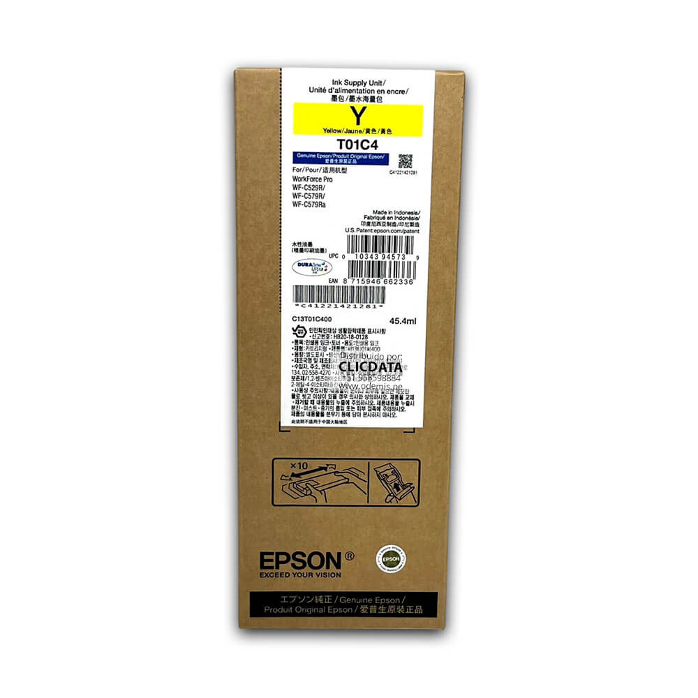 Tinta Epson T01C420 Yellow C599R, WF-C579R 5,000 Pag Original