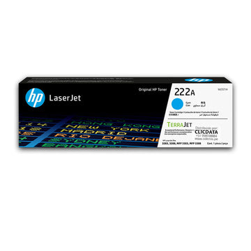 Toner Hp 222A W2221A Cyan 3201, 3388, 3303 1,200 pag Original