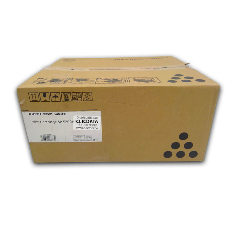 Toner Ricoh Negro 406683 SP 5210, SP 5200 19,000 pag Original