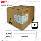 Toner Ricoh Negro 406683 SP 5210, SP 5200 19,000 pag Original