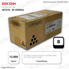 Toner Ricoh 407316 Negro 4510DN, SP 4500HA 12,000 pag Original