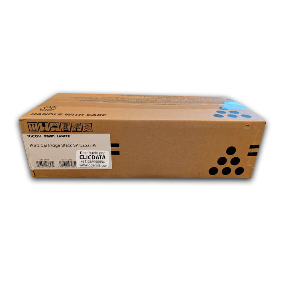 Toner Ricoh 407653 Negro C262DN, SP C252DN 6,000 pag Original