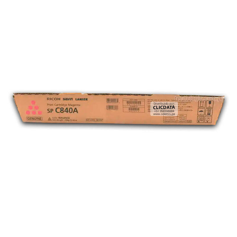 Toner Ricoh 821257 Magenta C842dn, SP C840A 34,000 pag Original