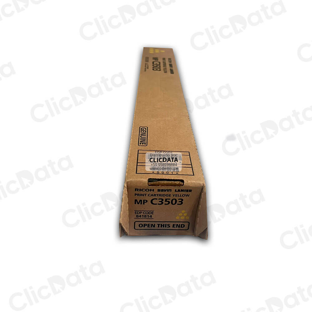 Toner Ricoh 841814 Yellow MP C3003, C3503, C3504, C3004 Original