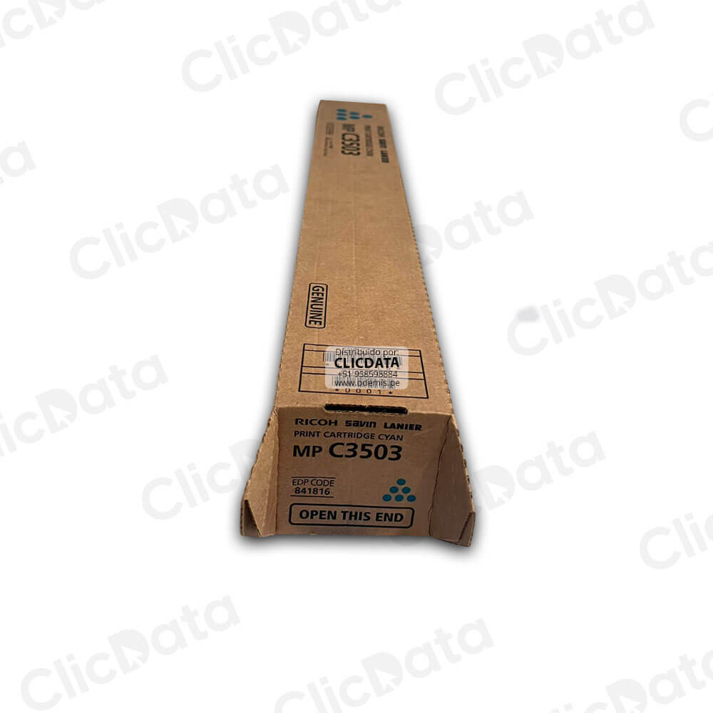 Toner Ricoh 841816 Cyan MP C3003, C3503, C3504, C3004 Original