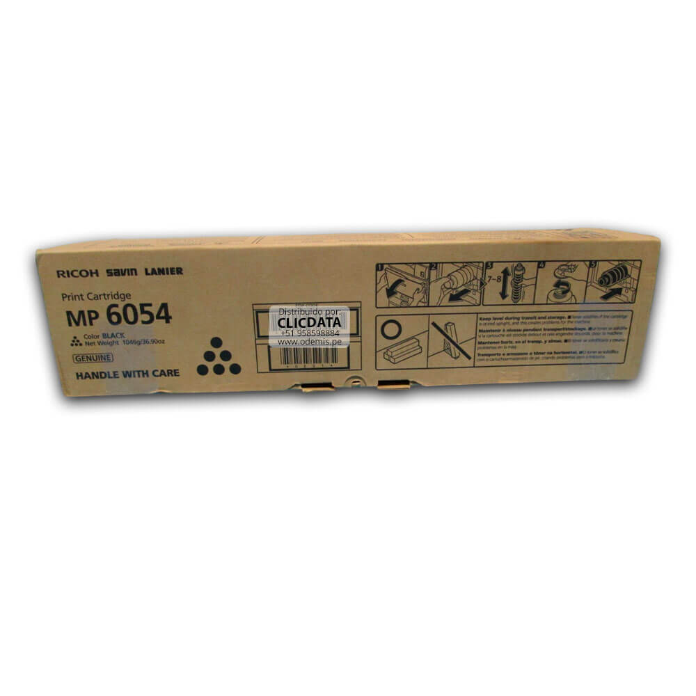 Toner Ricoh 842126 Negro MP 4054, MP 6054, MP 5054 37K Original