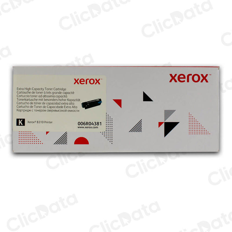 Toner Xerox 006R04381 Negro B305, B310, B315 20.000 Pág Original