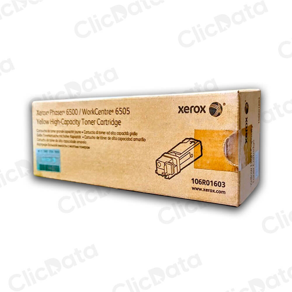Toner Xerox 106R01603 Yellow Ph 6500, WC 6505 Original