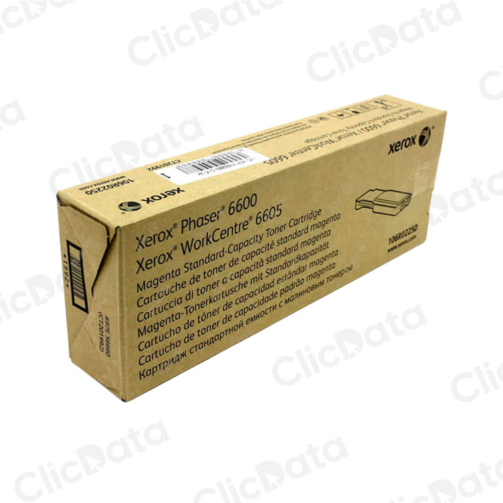 Toner Xerox 106R02250 Magenta WC 6605, PH 6600 2,000 pag