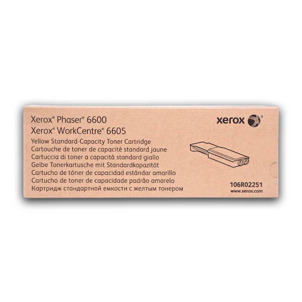 Toner Xerox 106R02251 Yellow WC 6605, PH 6600 2,000 pag
