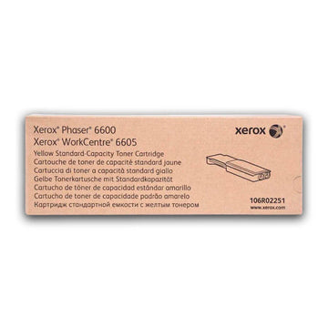 Toner Xerox 106R02251 Yellow WC 6605, PH 6600 2,000 pag