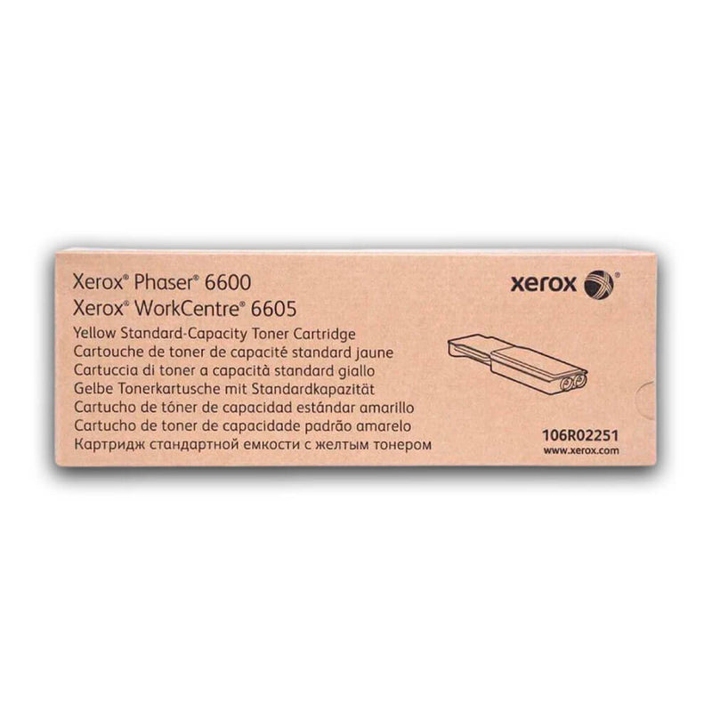 Toner Xerox 106R02251 Yellow WC 6605, PH 6600 2,000 pag