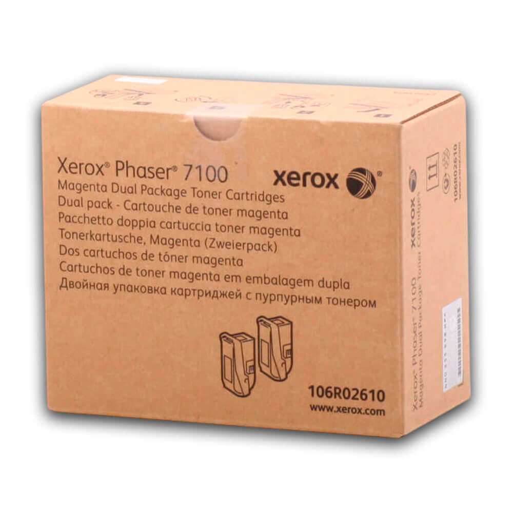 Toner Xerox 106R02610 Dual Magenta PH 7100 9,000 pag
